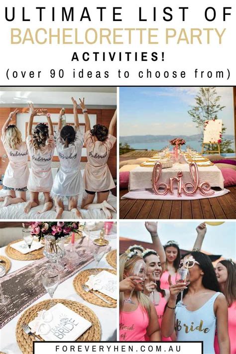 90 Fail Proof Hen Party Activities For Every Hen