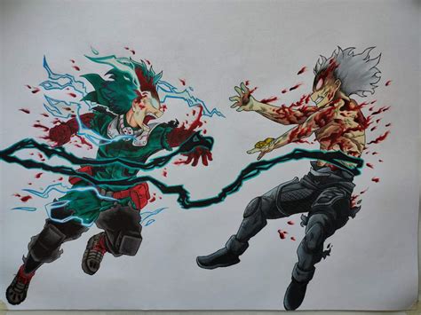 Fanart De Deku Vs Shigaraki Arte Anime Amino Amino