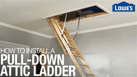 How To Install An Attic Ladder Youtube