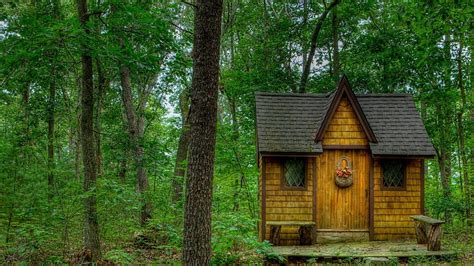 1080p Free Download A Fairy Tale Cabin In The Forest Forest Cabin