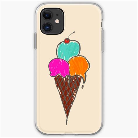 Ice Cream Iphone Case And Cover By Comosempretiza Redbubble