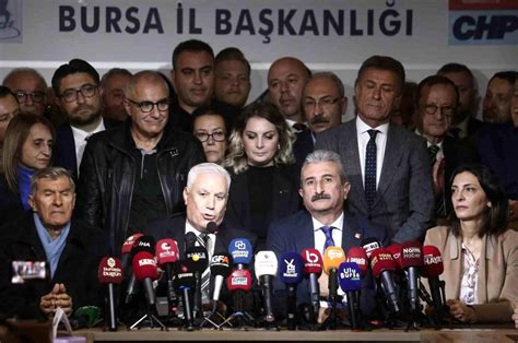 CHP Parti Meclisi Kararıyla Mustafa Bozbey Bursa Büyükşehir Belediye