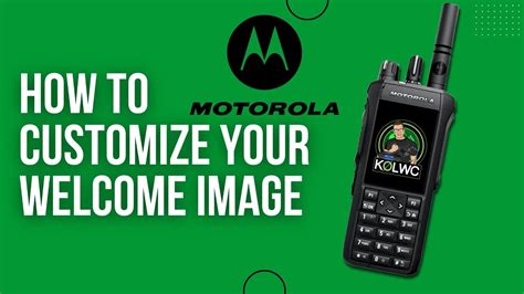 Motorola R7 Welcome Image How To Change Your Welcome Screen Youtube