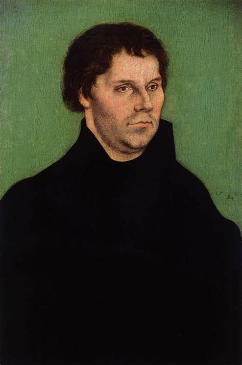 Portrait Of Martin Luther By Cranach Lucas The Elder