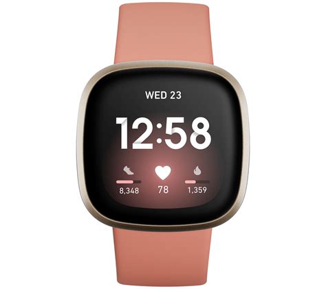 Fitbit Versa 3 Smartwatch And Activity Tracker With Large Band