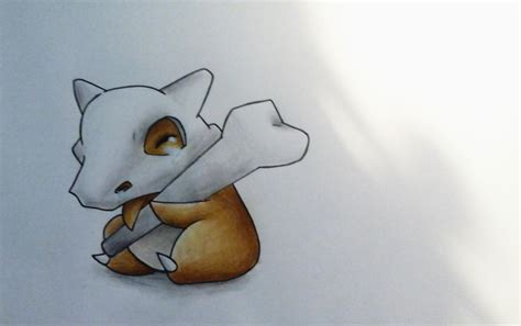 Cubone Tragosso Pokemon By Pandaroszeogon On Deviantart
