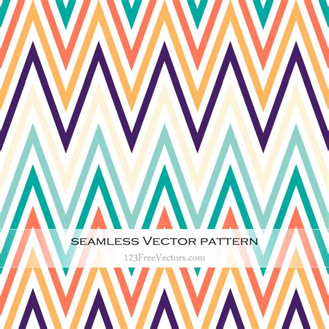 Colorful Chevron Pattern Background Download Download Free Vector Art