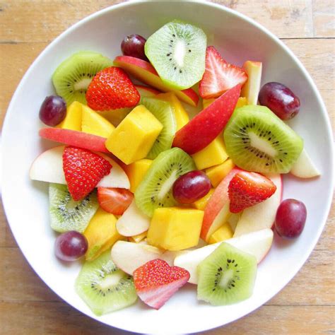 Un Delicioso Y Nutritivo Plato De Fruta Comida Saludable Desayuno