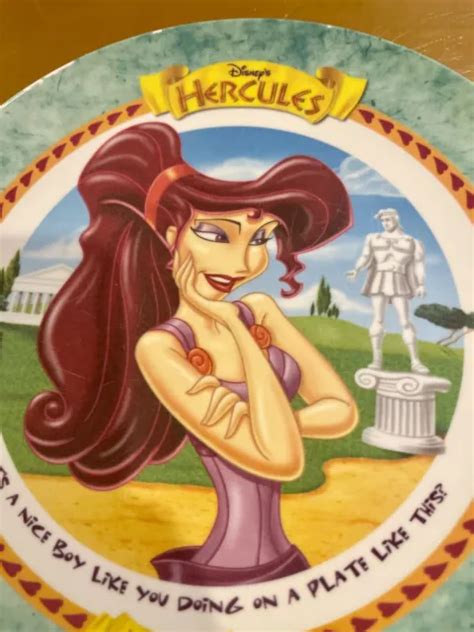 Disney Hercules Megara Meg Mcdonalds Melamine 95 Plate 1997 Vintage