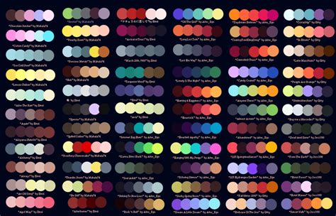 Mlp Color Palette Adopts By Conspiracyadopts On Deviantart