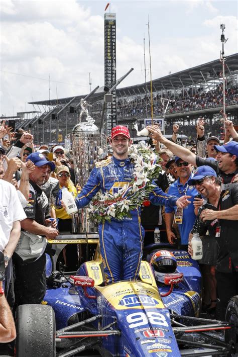 Honda Rookie Racer Alexander Rossi Win 100th Indy 500 The News Wheel