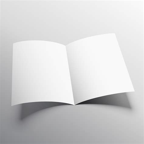 Modèle De Brochure à Livre Ouvert Ou Bi Pli Vecteur Premium