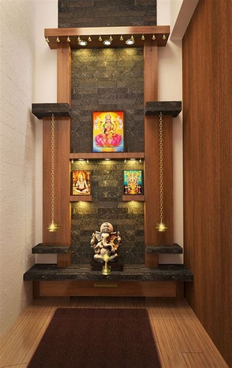 50 Mind Calming Wooden Home Temple Designs Pooja Room Design Pooja