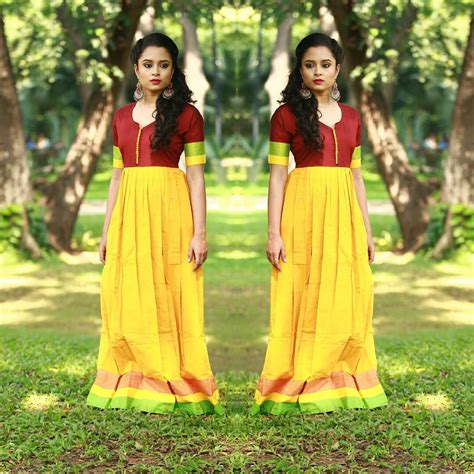 Traditional South Indian Style Maxi Dresses 8 Keep Me Stylish