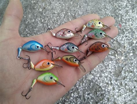 Golden Trout Lure Micro Jointed Lure Ultra Light Lure Etsy