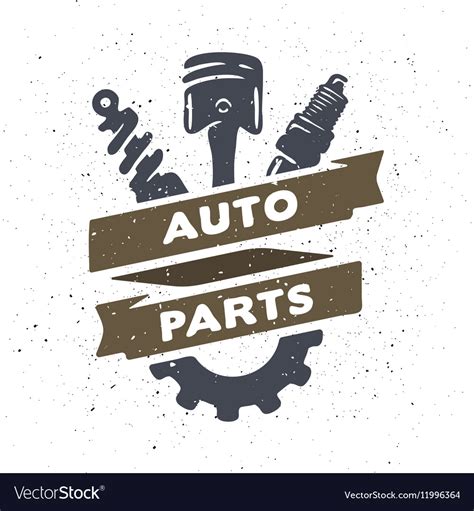 Car Spare Parts Free Vector