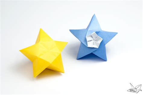 Origami Twinkle Star Tutorial Puffy Stars Paper Kawaii