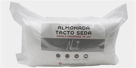 chollo pack x2 almohadas de fibra noah antialérgicas por sólo 7 99€