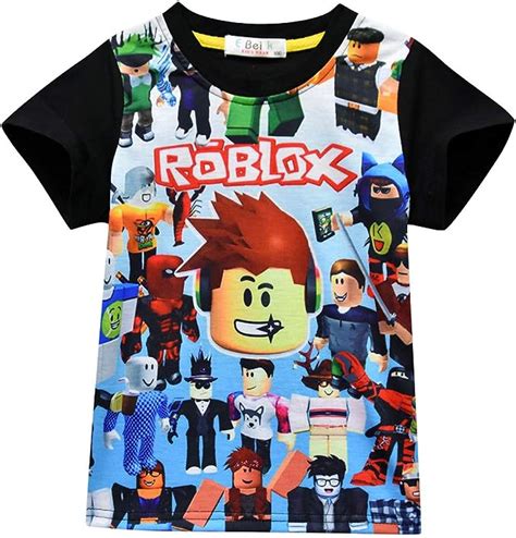 Temolie Roblox Boys T Shirt Ages 4 10 Gamer Girls Fashion Top