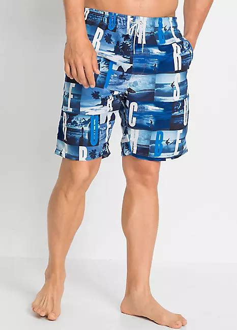 Blue Print Swim Shorts By Bpc Bonprix Collection Swimwear365