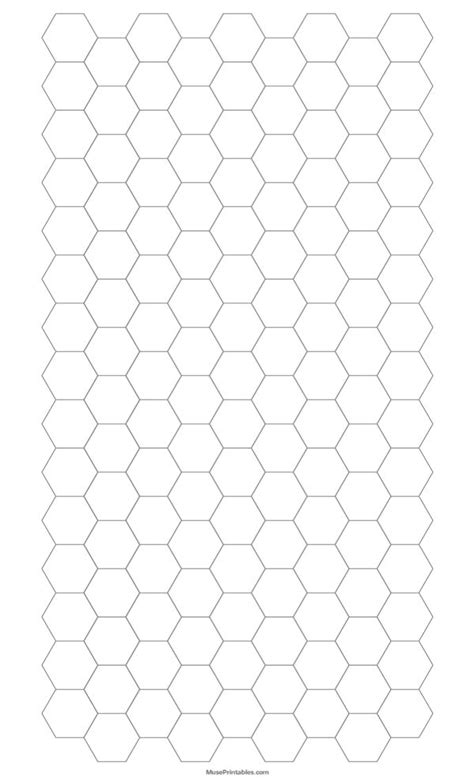 printable   gray hexagon graph paper  legal paper    https
