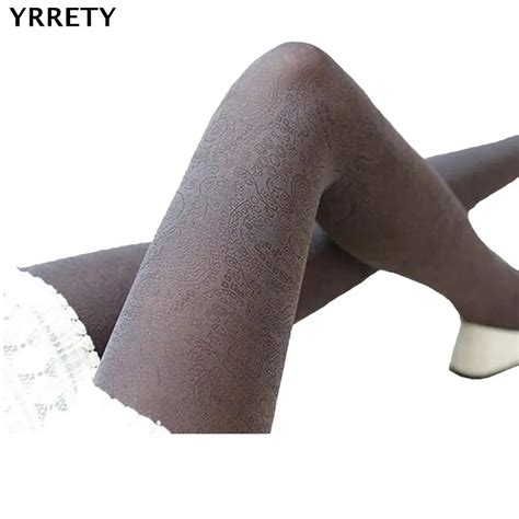 yrrety autumn winter slim super elastic velvet pantyhose tights women warm tights female thin