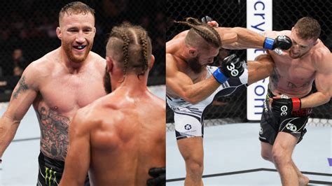 Justin Gaethje Batters Rafael Fiziev Gets The Nod In Action Packed