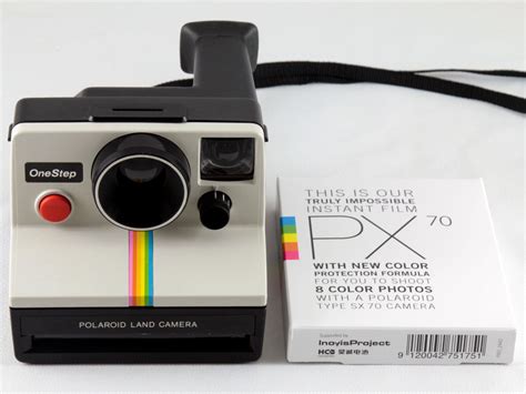 Polaroid Sx 70 One Step White Rainbow Stripe Instant Land Camera Tested