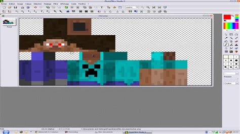 Tuto Minecraft Comment Créer Et Changer Un Skin Minecraft Youtube