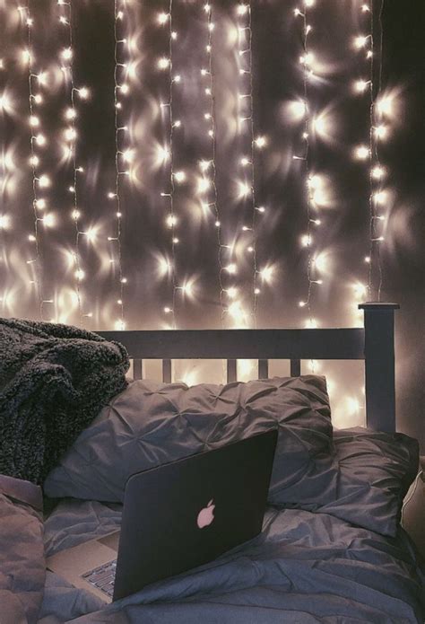 Led window curtain fairy lights for bedroom garden party christmas festival dec. Curtain LED Lights | Dream rooms, Girl bedroom decor ...