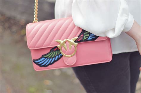 Pinko Love Wings Shoulder Bag Summers Statement Handbag