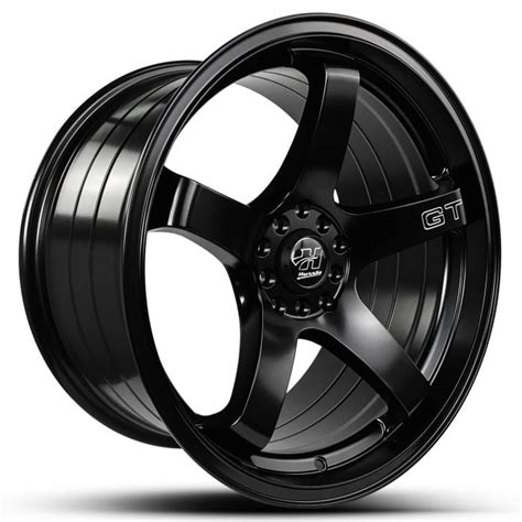 Hussla Gt Full Matte Black 18x85 Wheel And Tyre Package