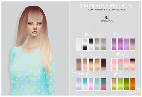 Sims 4 Kalewa Hair