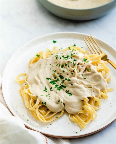 Vegan Fettuccine Alfredo Less Than 30 Minutes A Couple Cooks