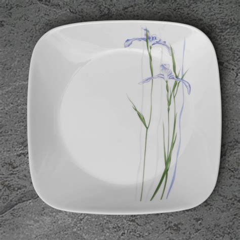 Corelle Shadow Iris Medium Plate White