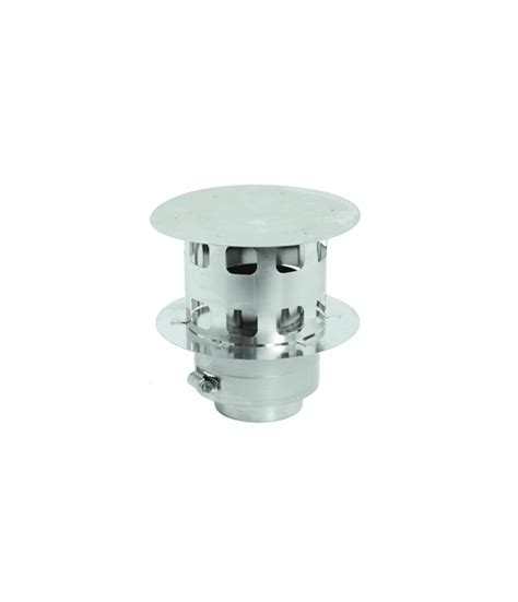 The flapper is removable in these wall caps. DuraVent W2-RC6 Stainless Steel 6 Inch Double Wall Rain ...