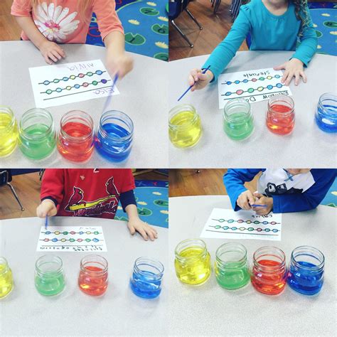 Make Your Own Color Song Preschool Science Experiment Have The Kids