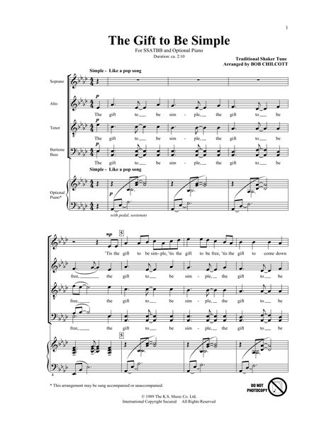 the t to be simple satb choir print sheet music now