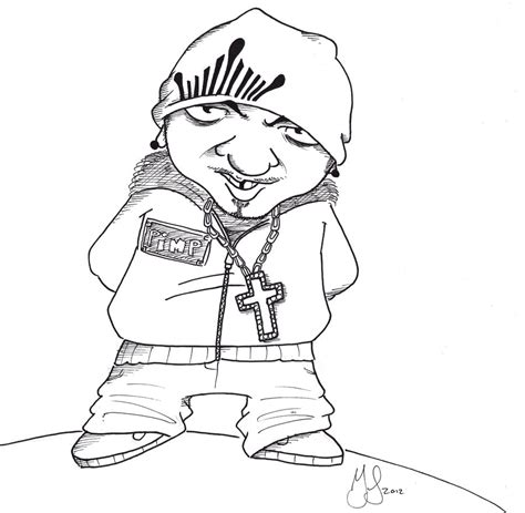 Gangsta Cartoon Drawings Gangster Drawings Cartoon Gangsta Drawing