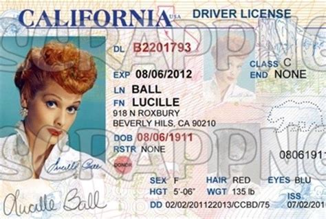 California Drivers License Template Psd Images In 2021 California