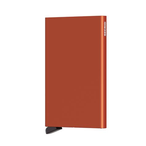 SECRID Cardprotector Orange Aluminium