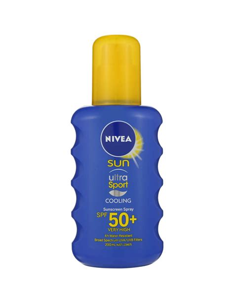 Nivea Sun Spf 50 Sunscreen Ultra Sport Spray 200ml Allys Basket