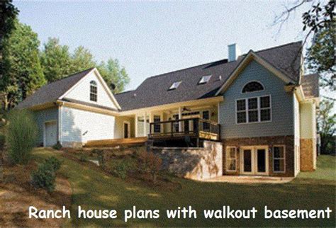 Ranch House Plans Walkout Basement Amazing Homes Jhmrad 125502