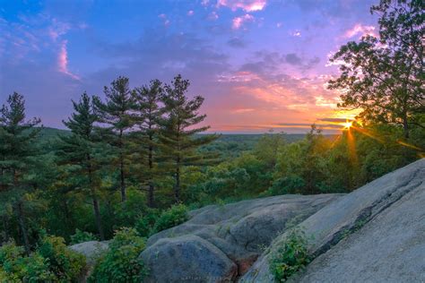 Lookout Rock In Uxbridge Massachusetts Oc 3000x2000 Landscape