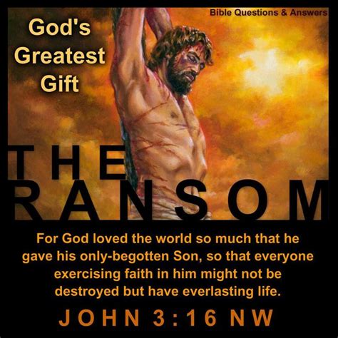 John 316 Jesus Willingly Complied Giving His Perfect Human Life In