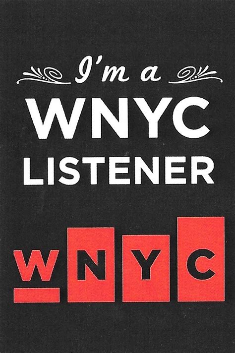 Radio Sticker Of The Day Wnyc