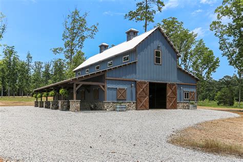 Tour A Stunning Blue Barn In North Carolina Stable Style