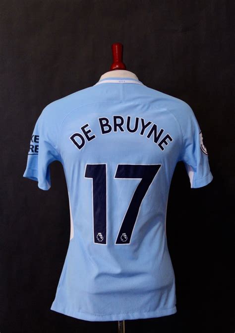 Kevin De Bruyne Game Used 17 Manchester City Home Shirt 201718