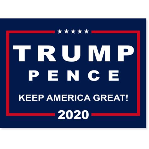 Where to get free political yard signs. 18" x 24" Donald Trump Campaign Yard Sign - CustomSigns.com