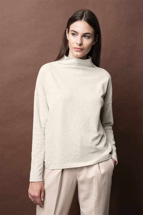 Sweatshirts Filja Pullover Mit Stehkragen Beige Drykorn Damen